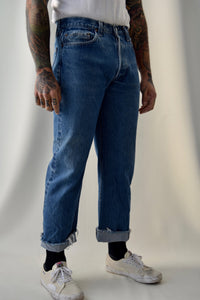 1980's Levis 501 Medium Wash Selvedge Jeans