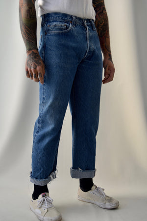 Vintage 1970's Levis 501 Selvedge Denim Jeans