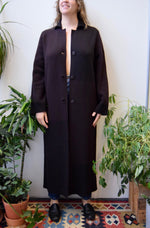 Eggplant Merino Sweater Coat