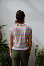 Vintage Pastel Stripe Tee