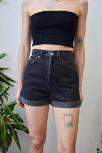 Cuffed Black Levi's Shorts