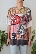 "San Francisco 49ers" All Over Print Tee