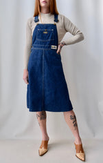 Seventies "OshKosh" Denim Overall Dress