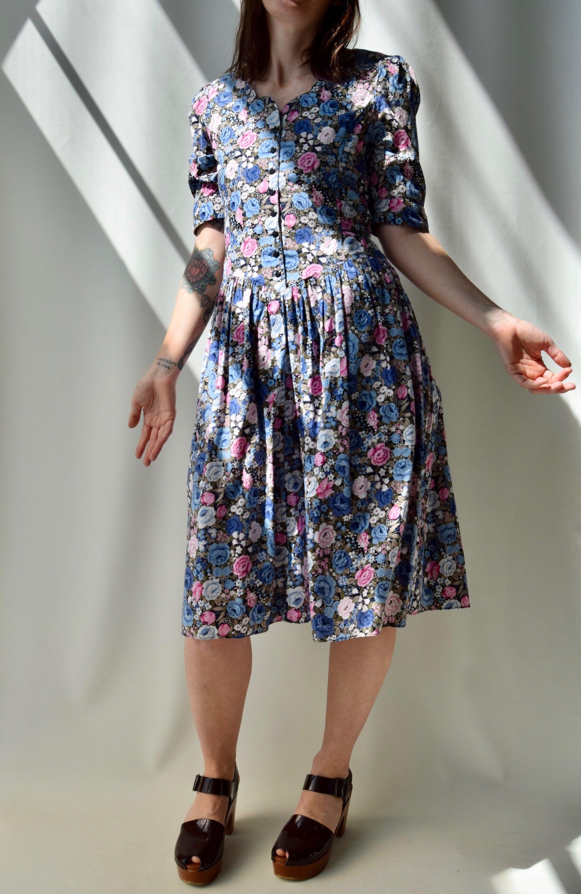 Country Romance Floral Dress