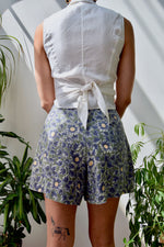 Vintage "GAP" Linen Floral Flutter Shorts