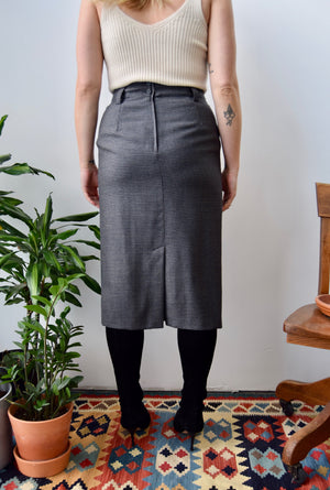 German Wool Pencil Skirt