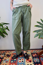 Vintage Olive Military Trousers