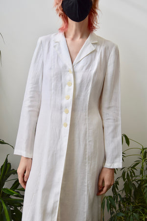 White Linen Duster