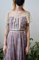 Seventies "Gunne Sax" Periwinkle Gown