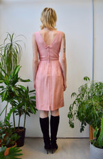 Sixties Ballet Pink Silk Dress