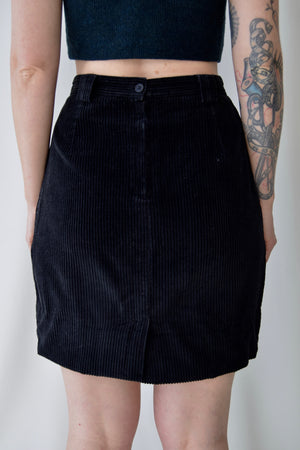 Cord Pocket Skirt