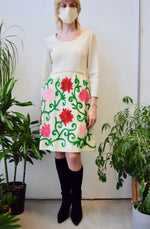 Sixties Double Knit Garden Dress