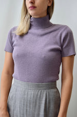 Periwinkle Knit Turtleneck