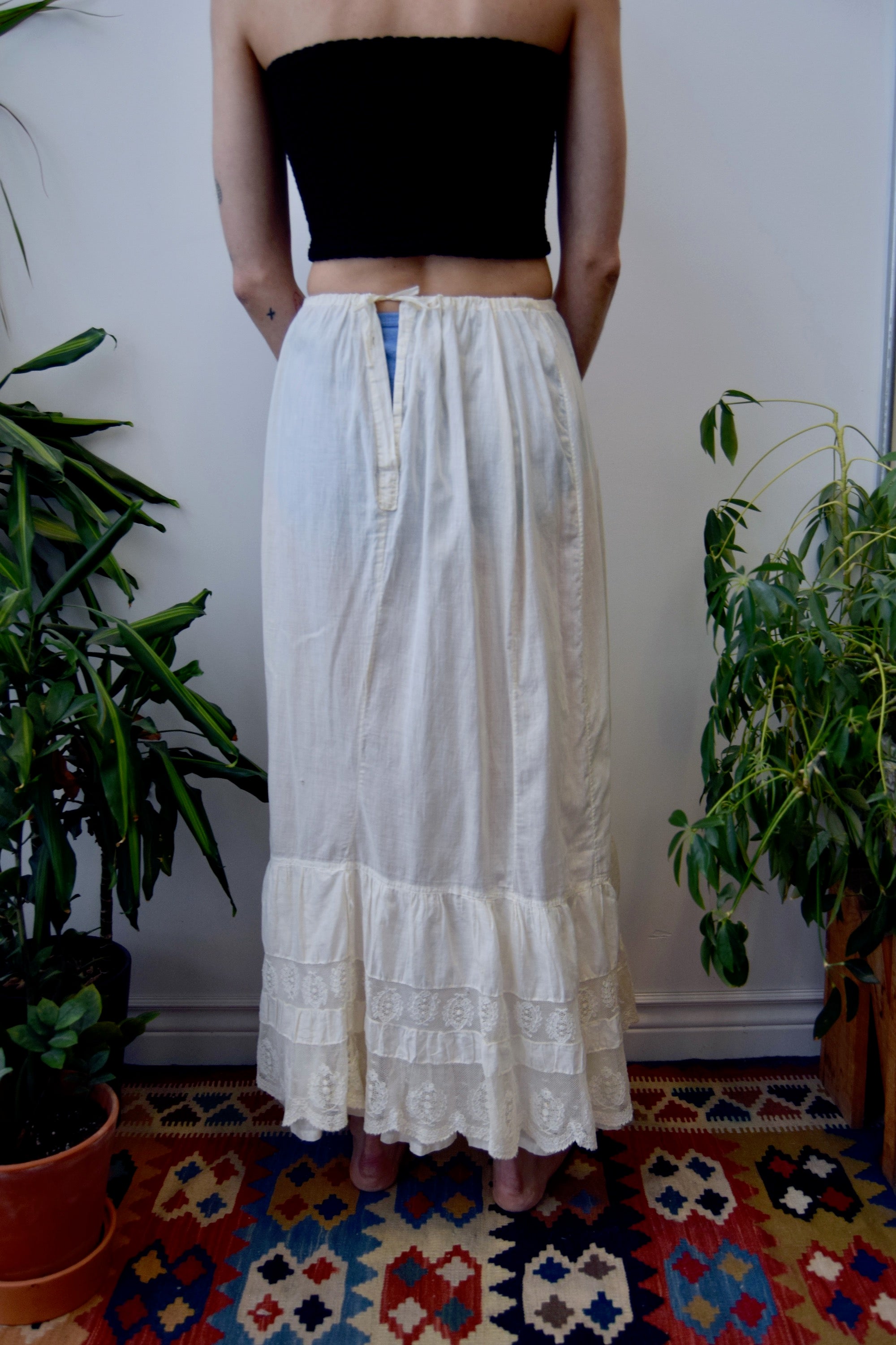 Gauzy Antique Petticoat Skirt