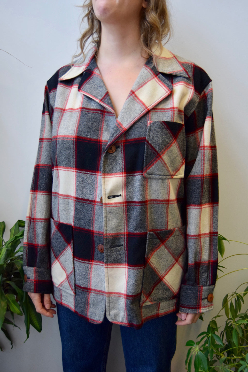 Crows Nest Plaid Wool Shacket