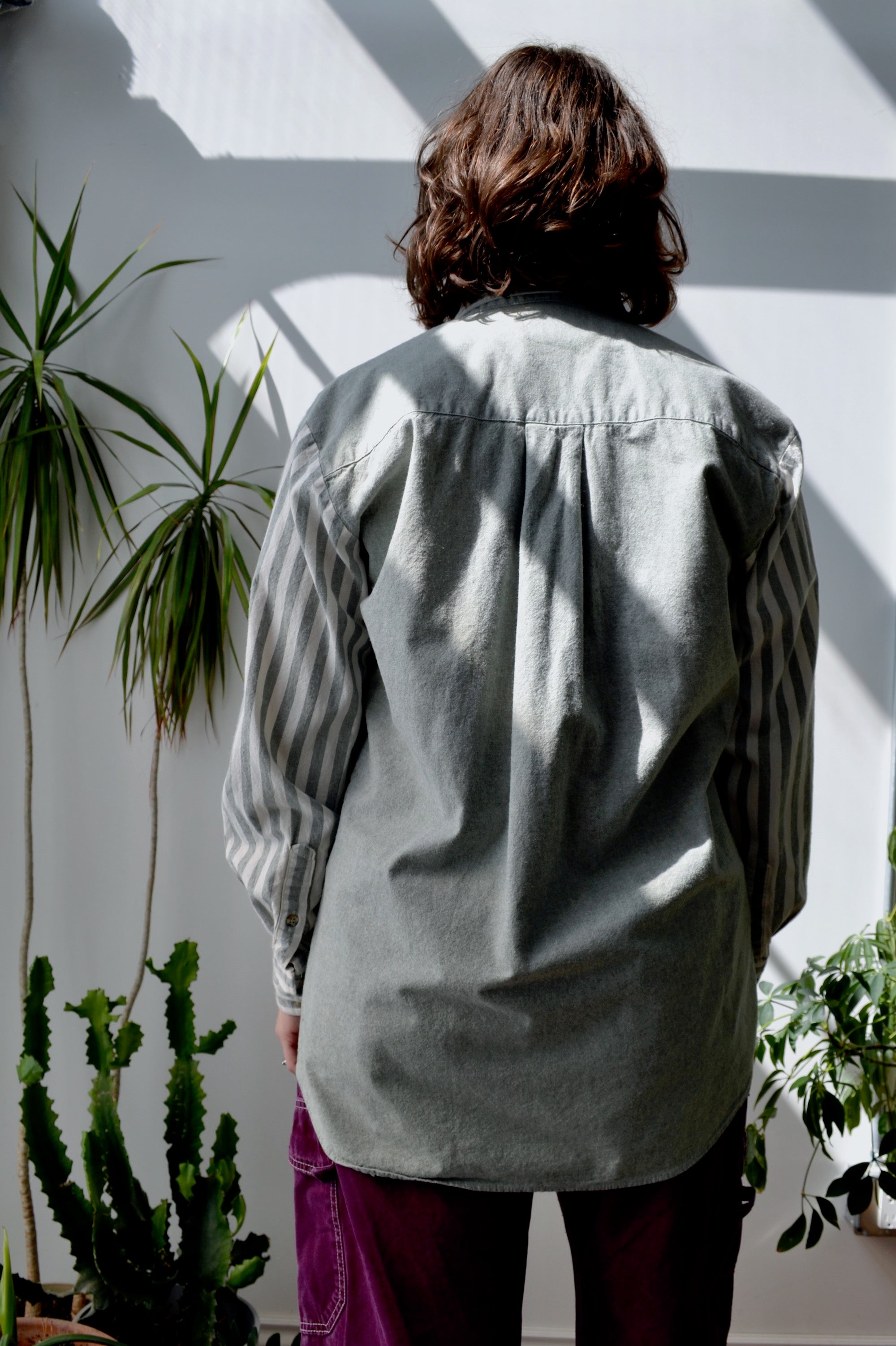 Striped Roper Button Up