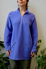 Ribbed Amethyst Sweatshirt