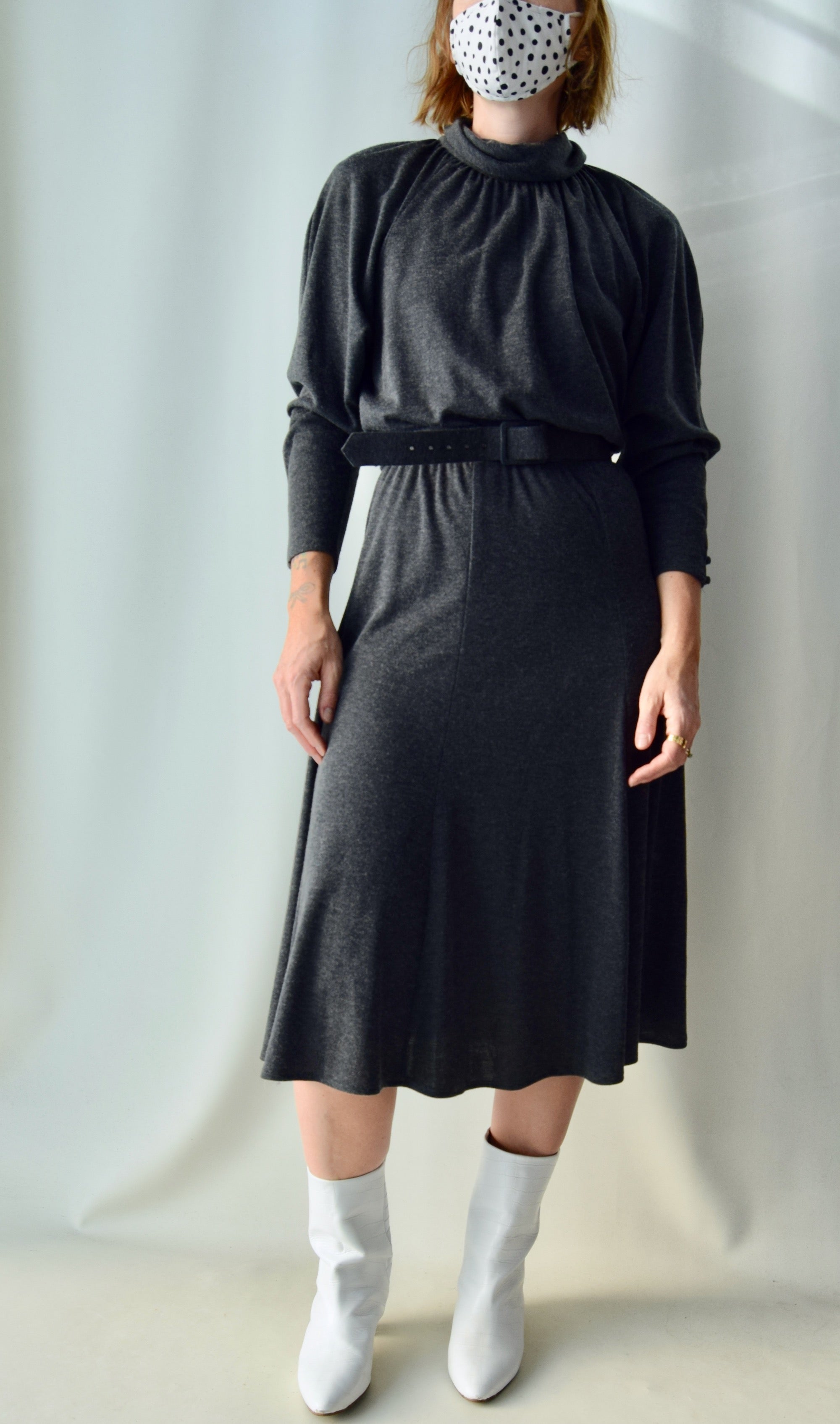 Shadow Grey Fall Staple Dress