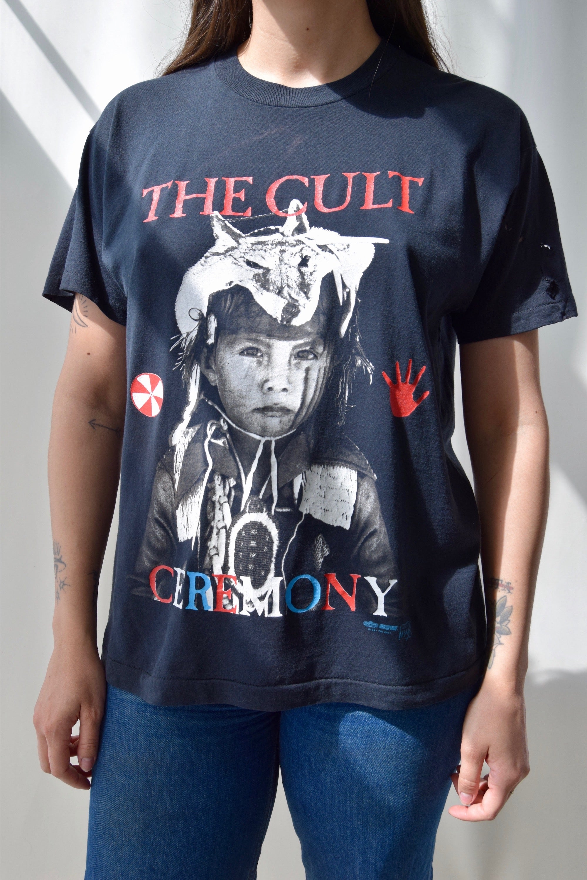 Vintage 1991 The Cult "Ceremony" Tour T-Shirt