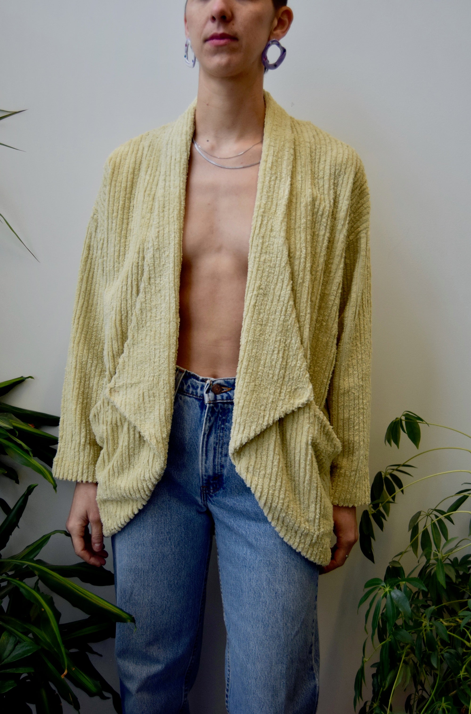 Chenille Cocoon Jacket