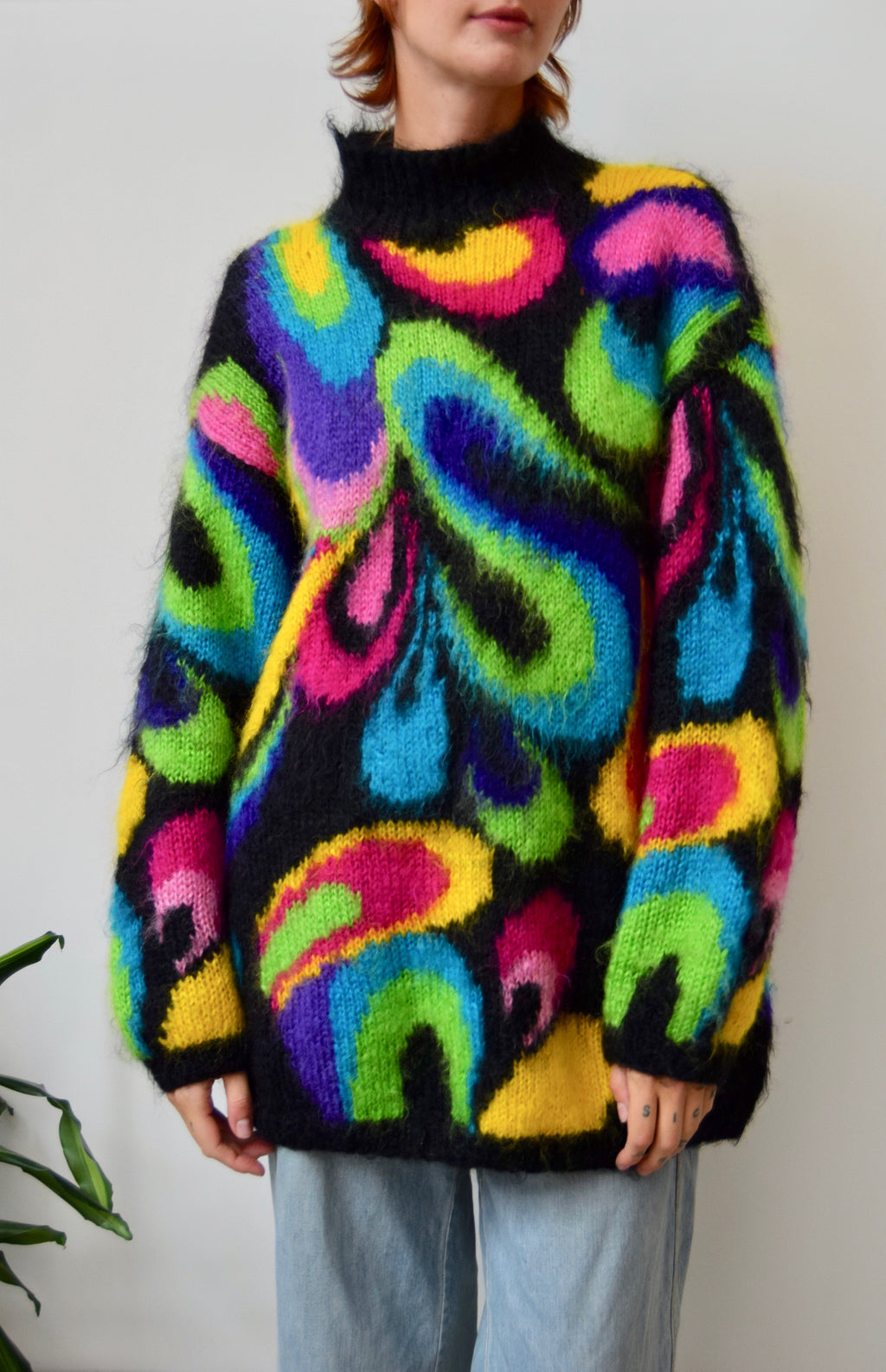 Phoebe Buffay Paisley Mohair Sweater