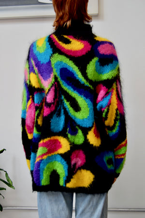 Phoebe Buffay Paisley Mohair Sweater
