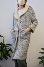 Seventies Chunky Knit Coat