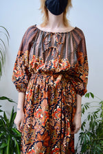 Seventies "Circa 2000" Puff Sleeve Dress