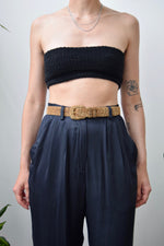 Leopard Suede Belt
