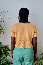 Mango Crochet Top