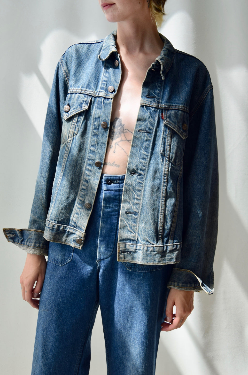 Vintage Levis Dark Wash Denim Jacket