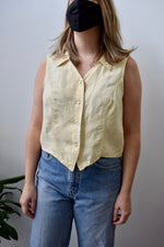 Butter Linen Vest Top