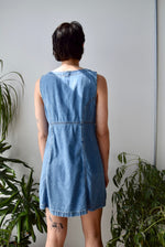 Denim Mini Jumper Dress