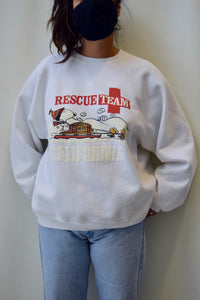 Snoopy and Woodstock Rescue Team California Sweatshirt
