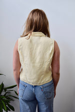 Butter Linen Vest Top