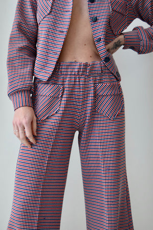 1970's Grid Two Piece