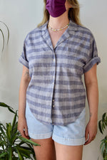 Ramie Plaid Picnic Top