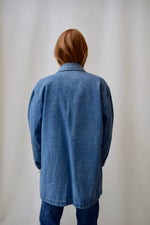 Light Wash Denim Chore Coat