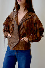 Eighties Fringe Leather Jacket