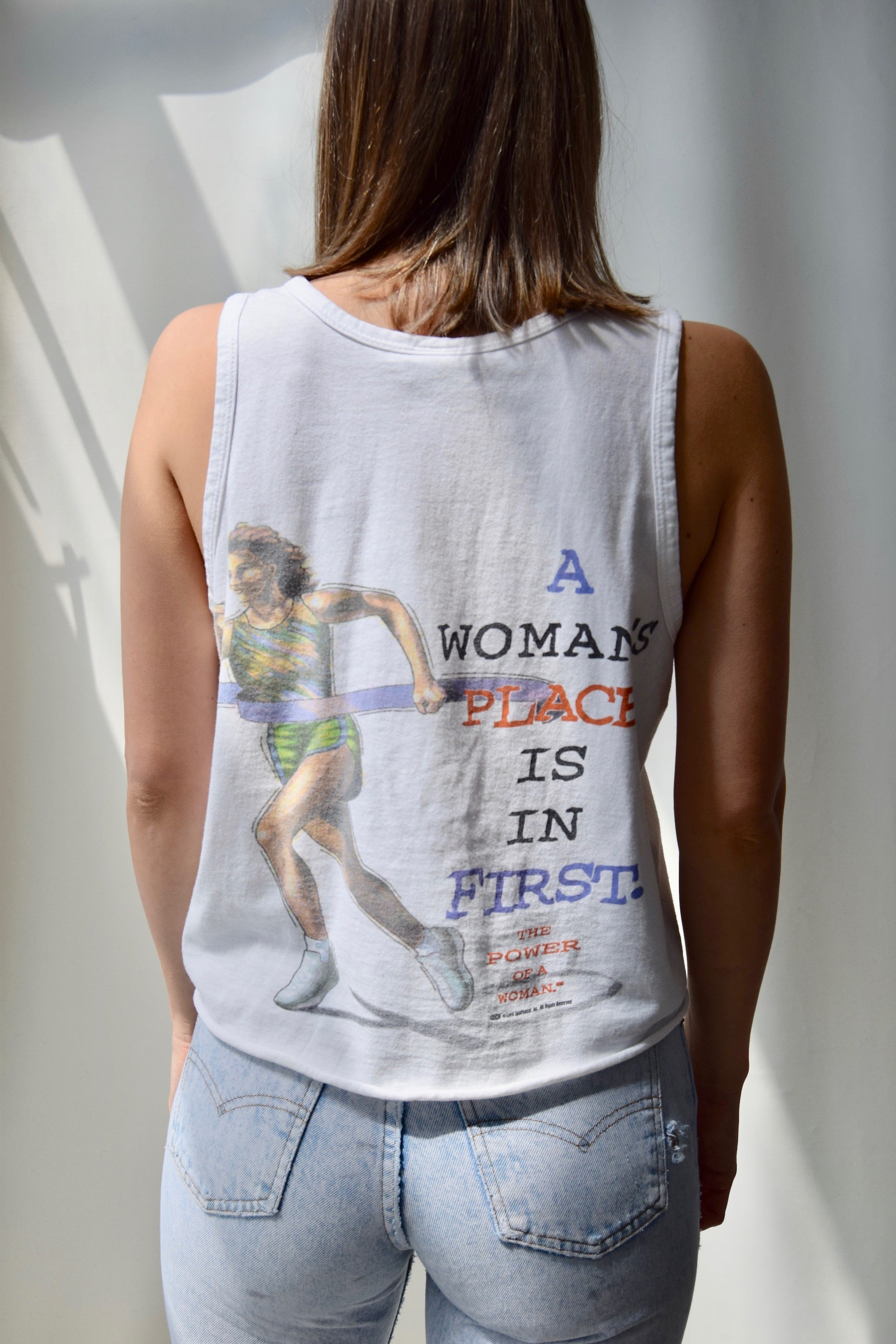 The Power of a Woman Cropped Tank