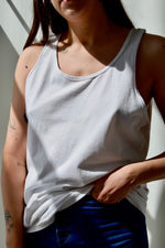 White Cotton Tank