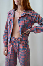 1970's Grid Two Piece