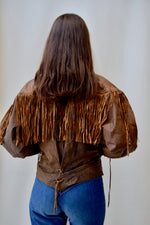 Eighties Fringe Leather Jacket