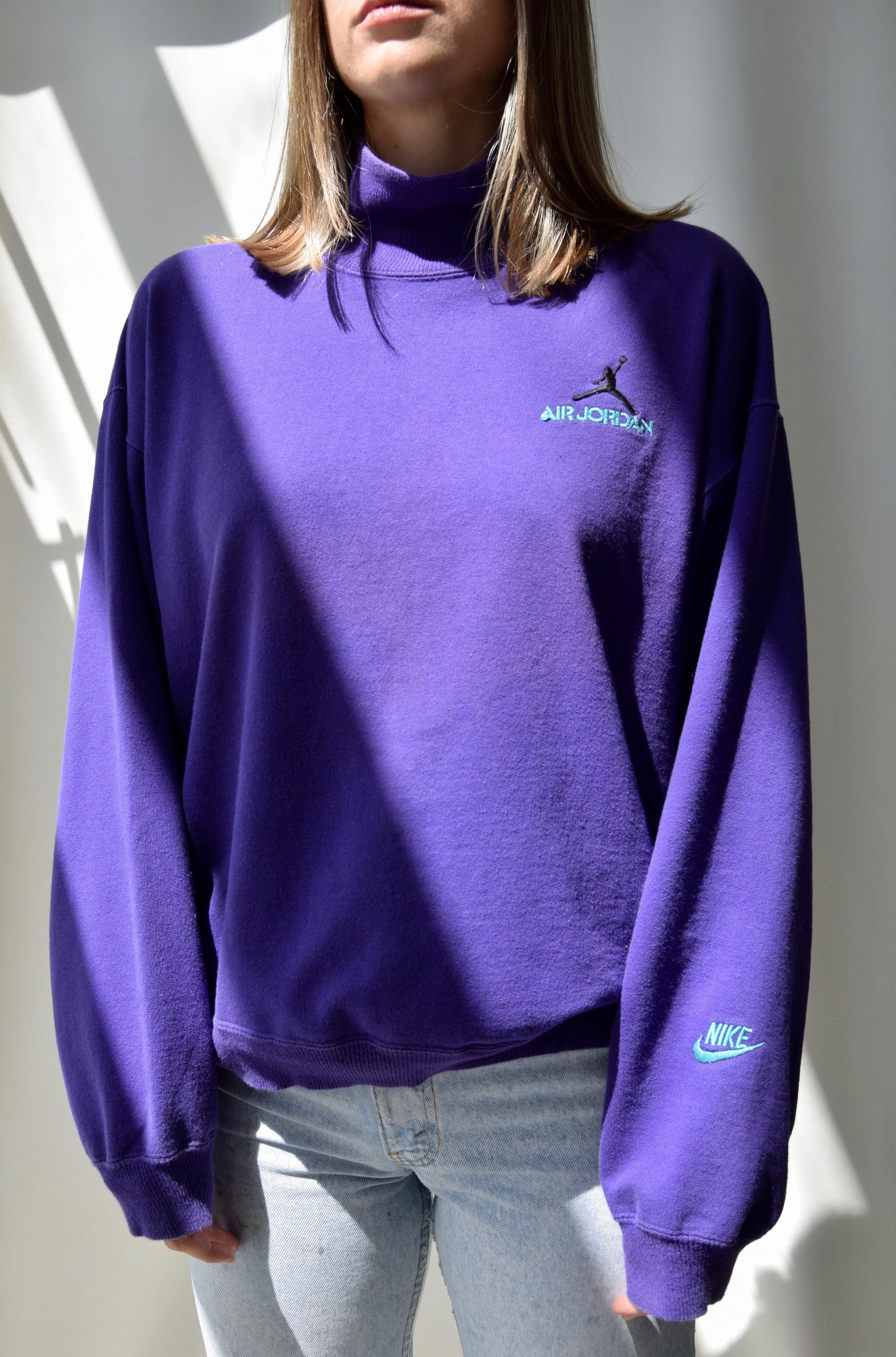 90's Purple Nike Air Jordan Sweatshirt
