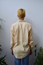 Mango Gelato Linen Button Up