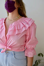 Bubblegum Ruffle Top