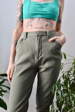 Nineties Olive Whipcord Pants