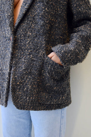 Textured Wool Blazer