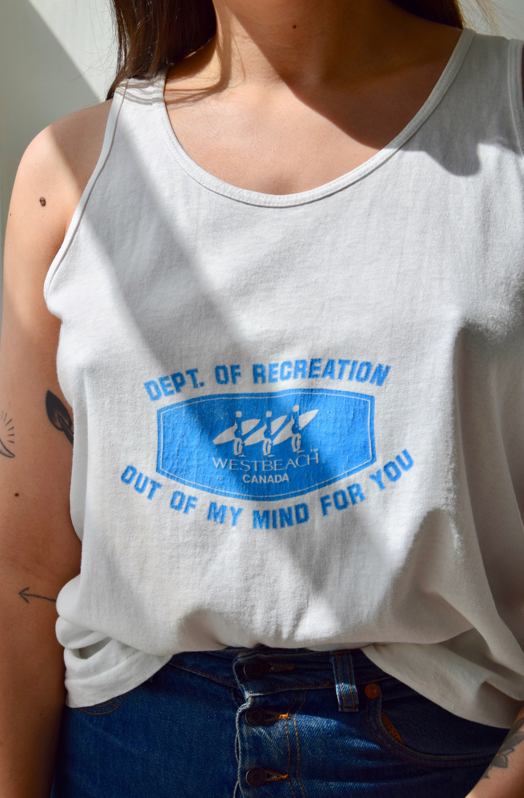 Dept. of Recreation Out of My Mind For You Cotton Tank
