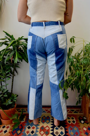 Patchwork jeans from the on sale 70s